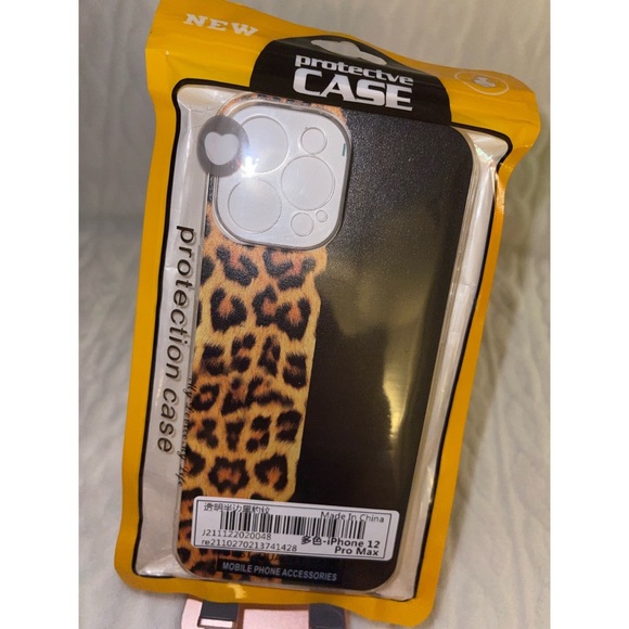 Colorblock Leopard Print iPhone 12 Pro Max Case 🖤 - Picture 17 of 17